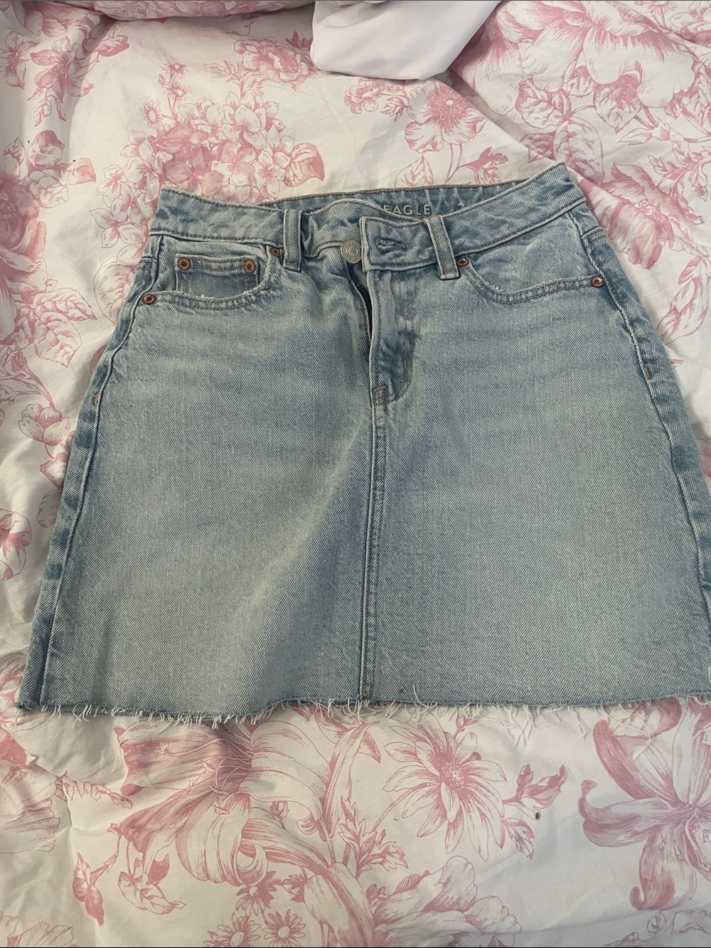 NEVER WORN American Eagle Outfitters Light Blue Denim  Skirt